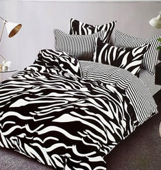 Lenjerie de pat din finet, animal print 